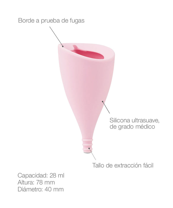 Copa menstrual Lily cup (cèrvix alt)