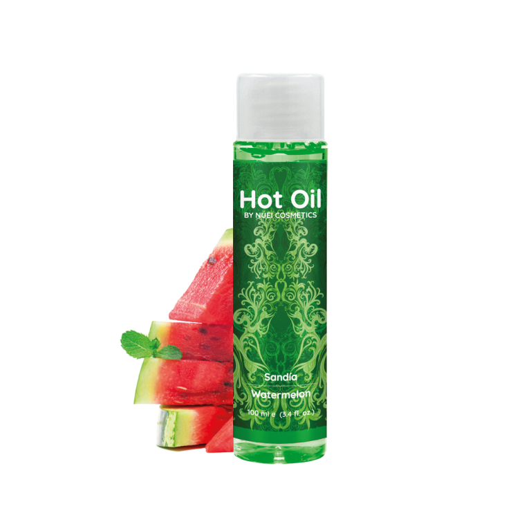 Gel de massatge efecte calor i comestible (activa els 5 sentits) - NUEI