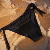 Bikini menstrual llaços negre