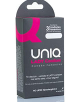 Uniq - preservatiu femení amb lliga d'encaix